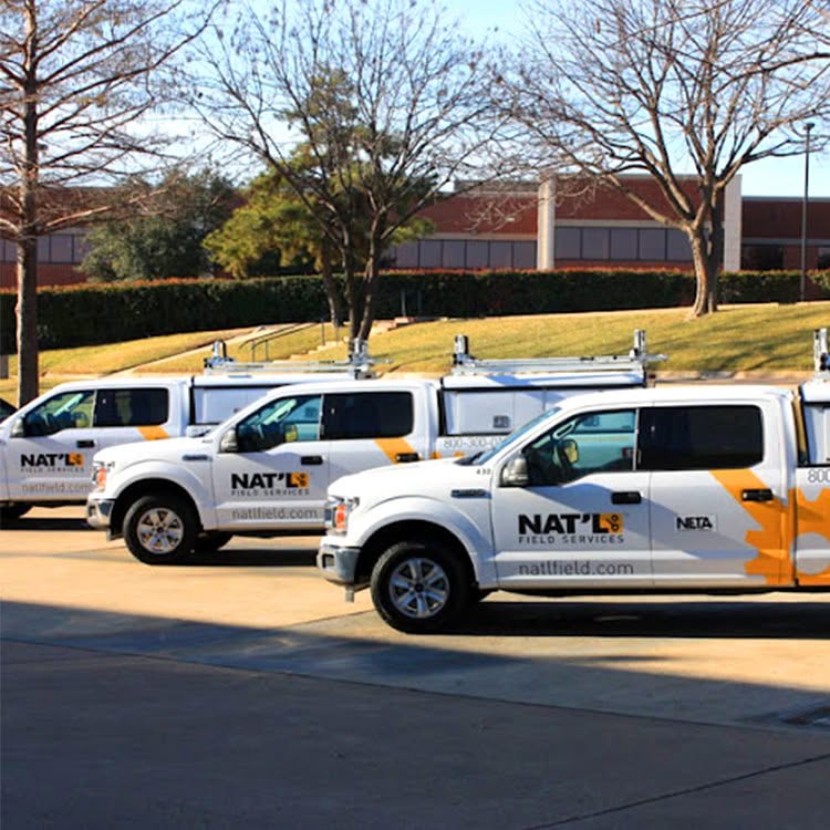professionally wrapped fleet keeps