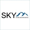 sky custom signs logo